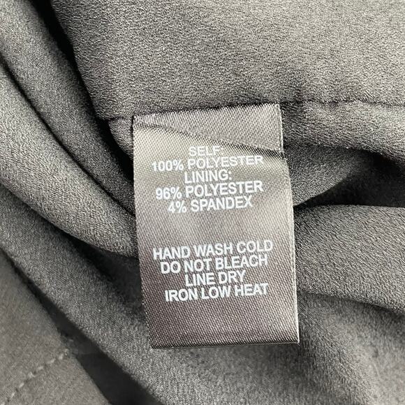 Lulus Party Time Sleeveless Top Size S Black High Neck Crossover Open Tulip Back - Picture 10 of 14